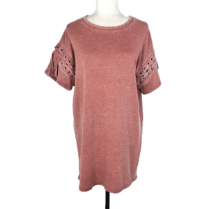 Forever 21 long braid-sleeve dress